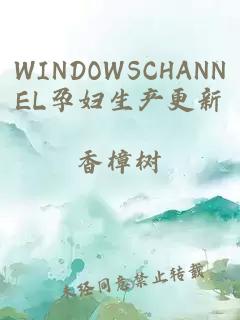 WINDOWSCHANNEL孕妇生产更新