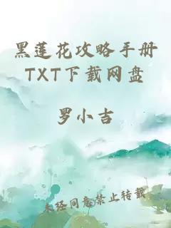 黑莲花攻略手册TXT下载网盘