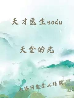 天才医生sodu