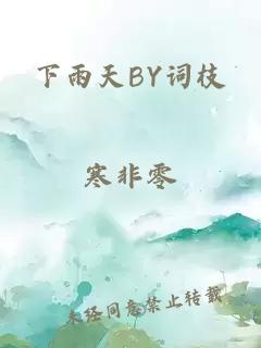 下雨天BY词枝