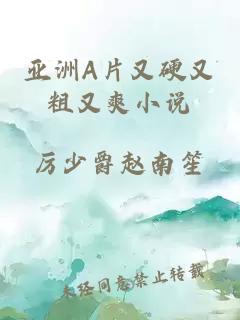 亚洲A片又硬又粗又爽小说