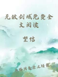 无敌剑域免费全文阅读