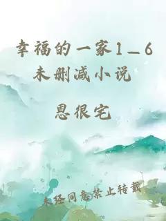 幸福的一家1—6未删减小说