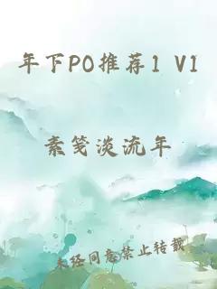 年下PO推荐1 V1